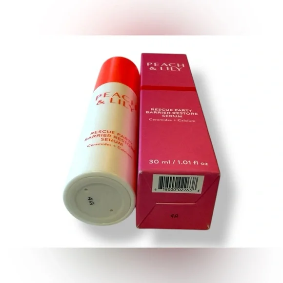 NEW 5 Pc Peach & Lily Set Pore Toner, Barrier Serum, Eye Cream & Cleanser